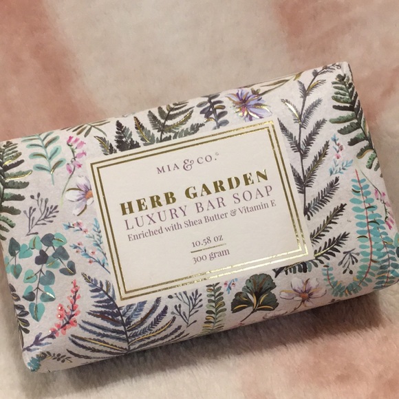 Mia & Co Colorful Herb Garden Scented Luxury Soap Bar 10.58 oz NWT shea butter - Picture 12 of 12